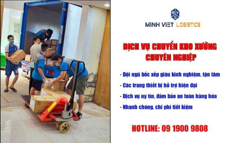 Minh Việt Logistics mang đến giải pháp chuyển kho xưởng phù hợp